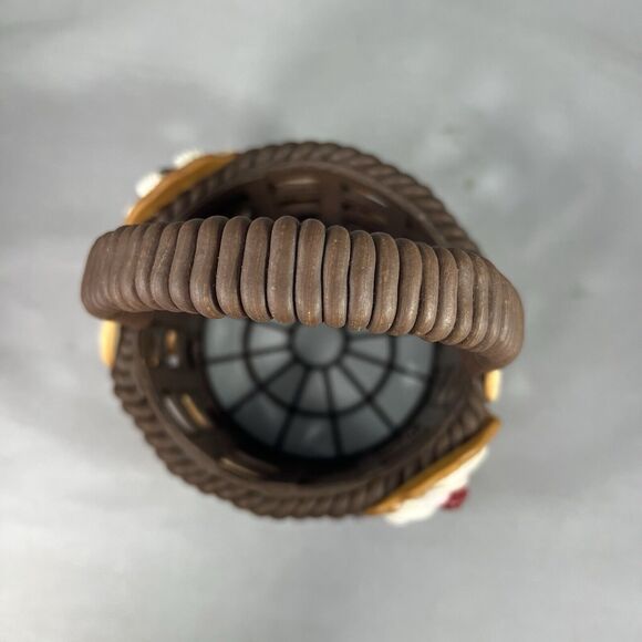 Clay Basket Of Cookies Centerpiece Holiday Sugar And Fruit Cookies - Picture 5 of 9